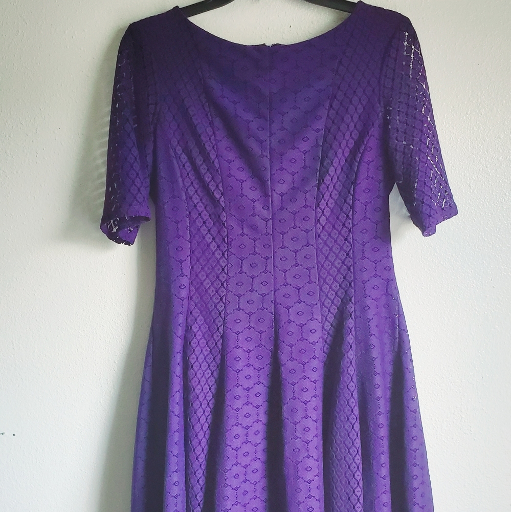 Lacy Purple Danny And Nicole Dress